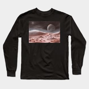 Frozen Robot on Pluto Long Sleeve T-Shirt